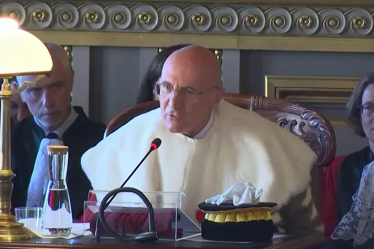 Le premier président de la Cour de cassation, Christophe Soulard, s’est réjoui de l’arrivée de nouveaux visages au sein de l’institution. © Cour de cassation