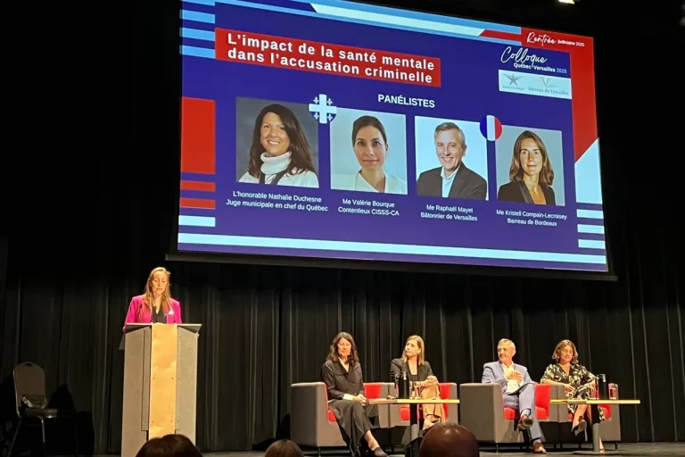 L'événement s'est déroulé au théâtre de la Cité Universitaire de l’Université Laval, à l’occasion de la rentrée du barreau de Québec. © Barreau de Québec