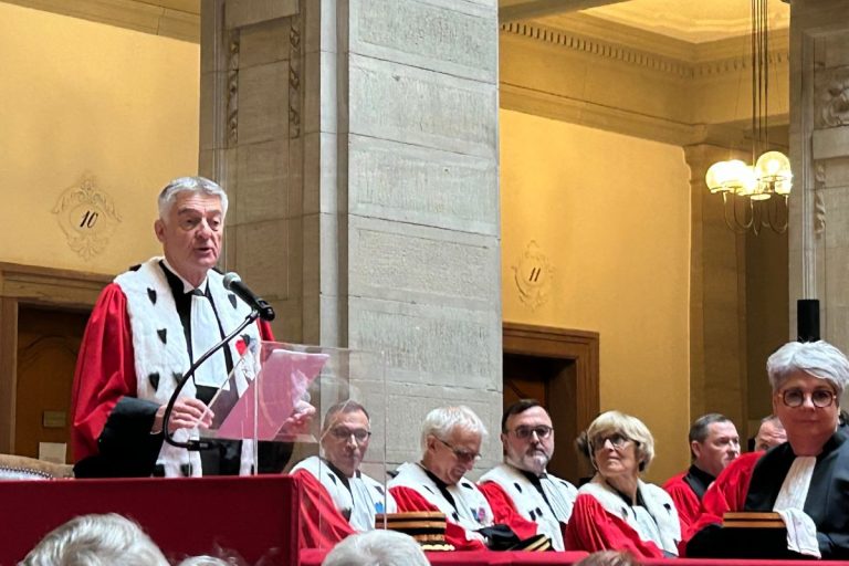 Le 26 septembre 2025, la juridiction alsacienne accueillait officiellement Christophe Rode, nouveau procureur général ©DR