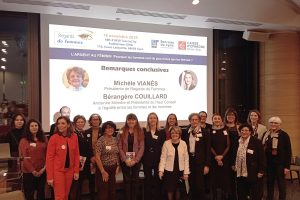 Une conférence en présence notamment de Sara Kebir, vice-bâtonnière du Barreau de Lyon et de Bérengère Couillard, présidente du Haut Conseil pour l’Égalité entre les Femmes et les Hommes