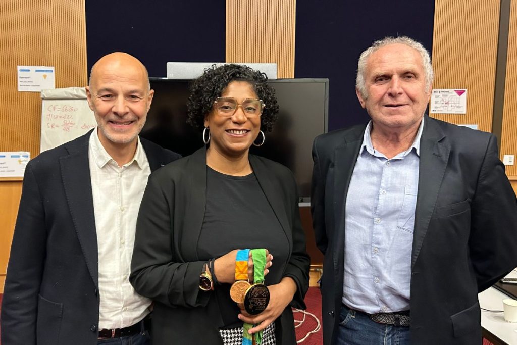 Vendredi 24 octobre 2025, à la CCI de Seine-Saint-Denis, Maureen Nisima a participé à une conférence organisée par le Club des Entreprises d’Est Ensemble (Clubee) sur la reconversion des sportifs de haut niveau