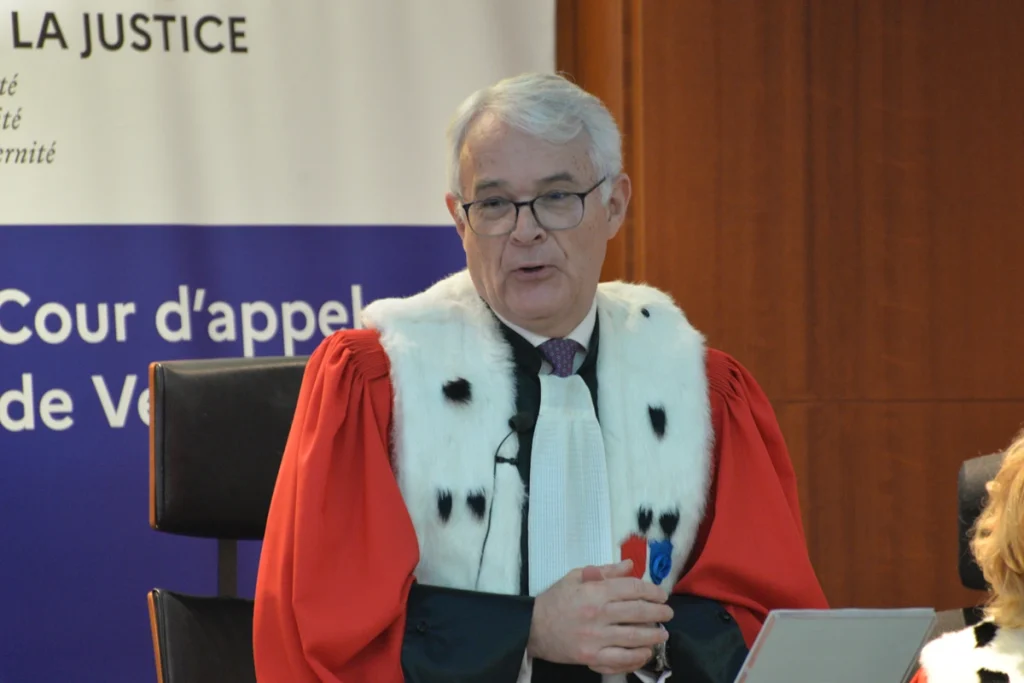 Dans son discours d’installation, Jean-François Bohnert a appelé à ce que la cour d’appel de Versailles « prenne toute sa place dans la lutte contre le crime organisée ».