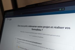 Accessible sur securisez-projet-formalite.inpi.fr, le questionnaire est composé de six questions courtes.
