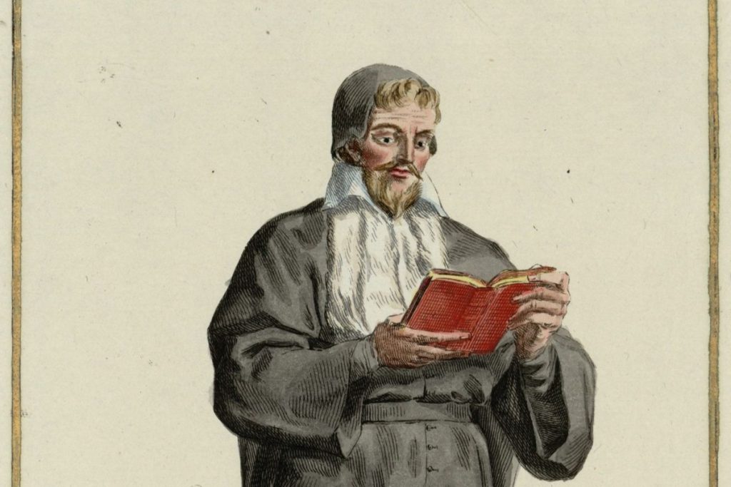 gravure de Robert de Sorbon.