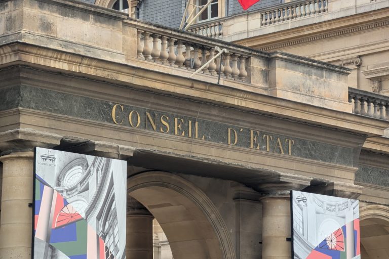 Le frontispice du Conseil d'État.