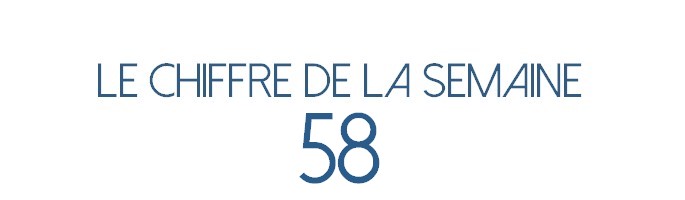 Le chiffre de la semaine : 58