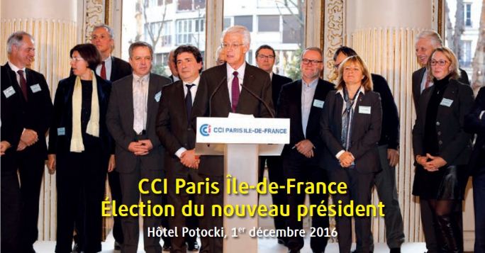 Journal Spécial des Sociétés n° 93 - CCI Paris Île-de-France, élection du nouveau président