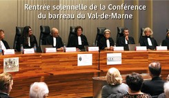 Rentrée solennelle de la Conférence du barreau du Val-de-Marne