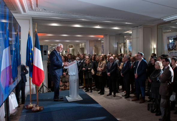 Vœux de la chambre nationale des commissaires de justice : Patrick Sannino salue le “courage” de ses pairs face à leur “future profession”