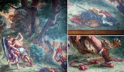 Pourquoi Delacroix insère-t-il un sabre marocain dans sa « Lutte de Jacob contre l’Ange » ?